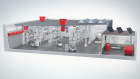 Système de ventilation chauffage Hoval pour entrepôts logistiques et stockage