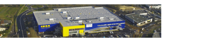 IKEA Tourville la Rivère: référence Hoval ventilation entrepôt